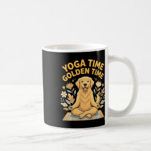 Mug Pose de yoga Golden Retriever Yoga _1