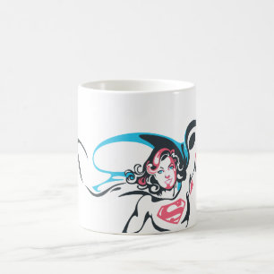 Mug Pose d'éclaboussure couleur Supergirl 2