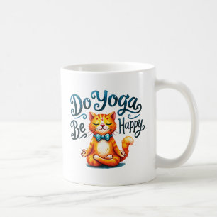 Mug Pose Yoga Chat - Do Yoga, Be Happy