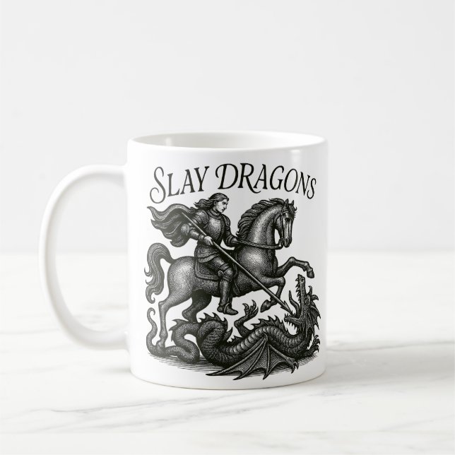 Mug Poser des dragons (Gauche)