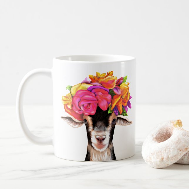 Mug - Posey et Lily les chèvres (Avec donut)