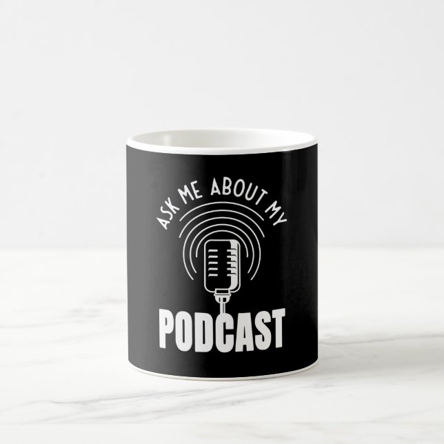 Mug Posez-Moi Des Questions Sur Mon Podcast Modcastor  (Centre)