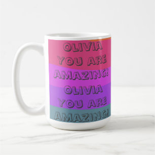 Mug Positif Encourageant Texte De Dessin Coloré