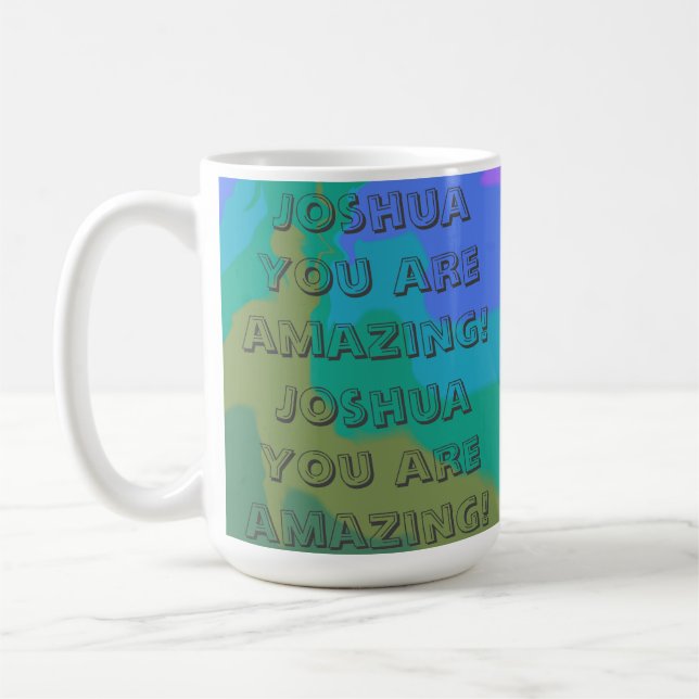 Mug Positif Encourageant Vibe Arty Colorée (Gauche)