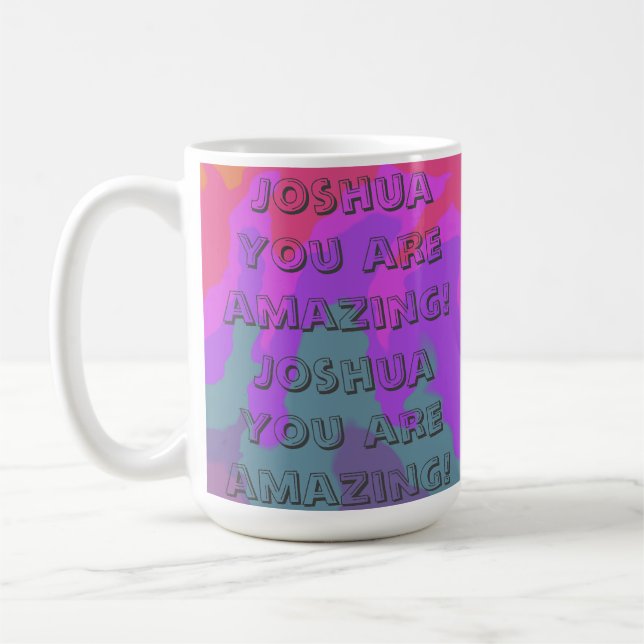 Mug Positif Encourageant Vibe Arty Colorée (Gauche)