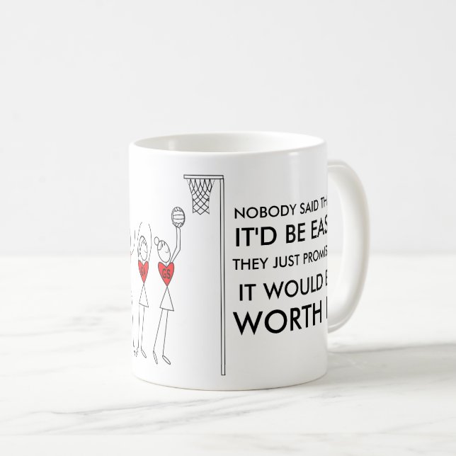 Mug Positions de joueur et citation de motivation de (Devant droit)