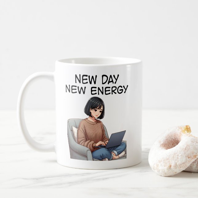 Mug Positive girl (Avec donut)