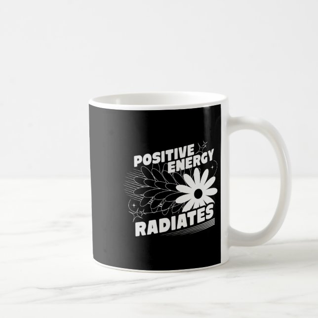 Mug Positive, Rayons d'énergie Citation positive Inspi (Droite)