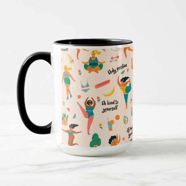 Mug Positivité Corporelle (Gauche)