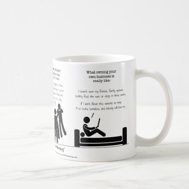 Mug Possession de vos propres affaires : Vérité dans (Droite)