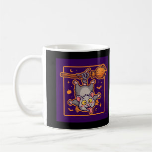 Mug Possum Balai d'Halloween