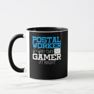 Mug Postal Worker Mailman Mail Carrier Gamer Gaming