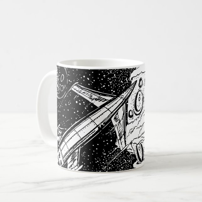 Mug Poste spatial 2 (Devant gauche)