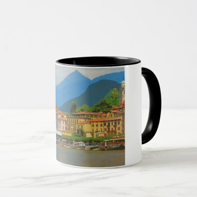 Mug Poster Bellagio Italie (Devant droit)