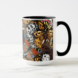 Mug Poster de animal. Ailes papillons.