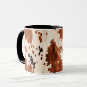 Mug Poster de animal blanc Brown