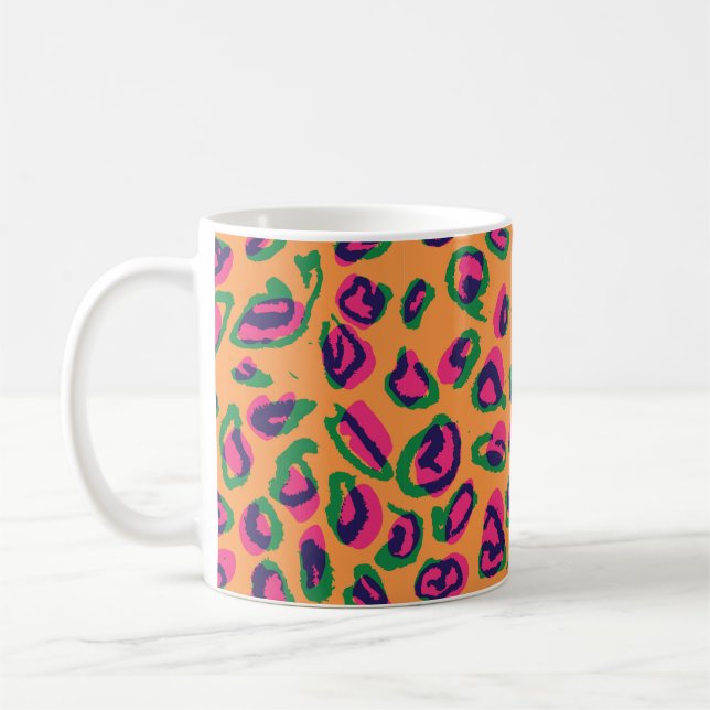 Mug Poster de animal léopard d'aquarelle (Gauche)