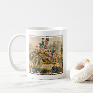 Mug Poster de cirque vintage montrant Parade Float