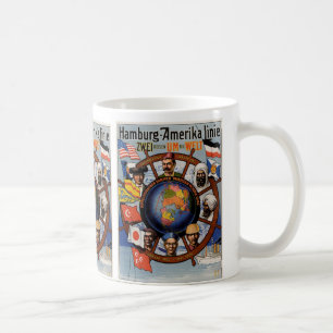Mug Poster de la ligne Amerika de Hambourg