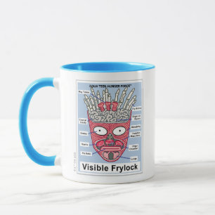 Mug Poster de l'Aqua Ado Hunger Force Visible Frylock