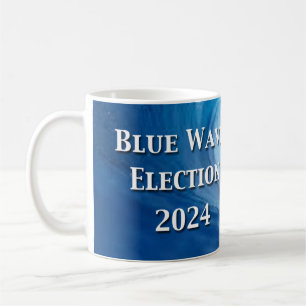 Mug Poster de l'élection Blue Wave 2024