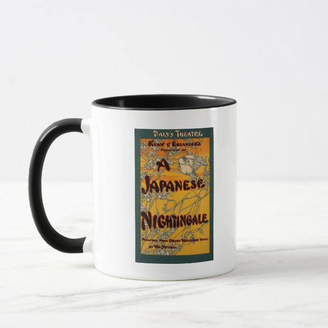 Mug Poster de théâtre japonais Nightingale (Gauche)