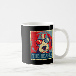 Mug Poster du Beagle Obama Animal Vintage Hound D