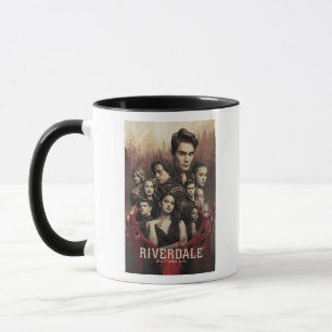 Mug Poster du crâne de cerfs de Riverdale