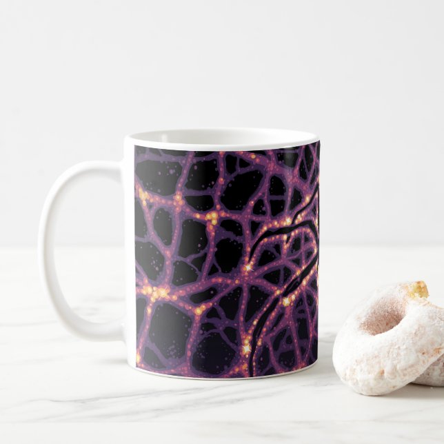 Mug Poster en Matière Noire. (Avec donut)