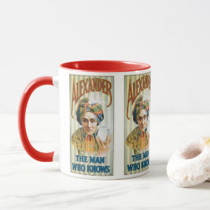 Mug Poster magique vintage, Alexander, l'homme qui con