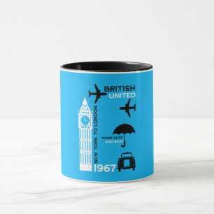 Mug Poster Nostalgalic Retro Airline