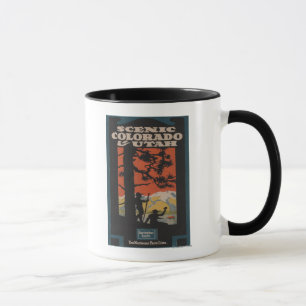 Mug Poster pittoresque Colorado & Utah Travel