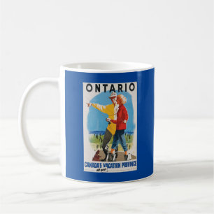 Mug Poster Retro Travel Ontario