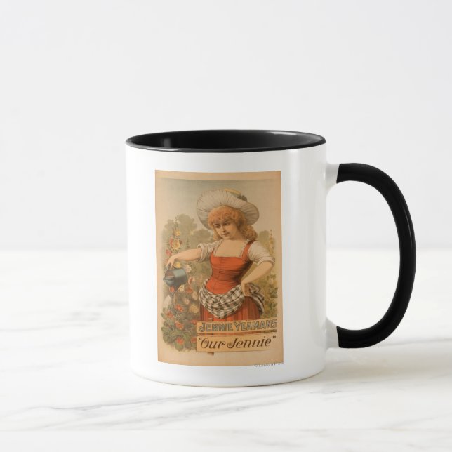 Mug Poster Théâtre Jennie Yeamans "Our Jennie" (Droite)