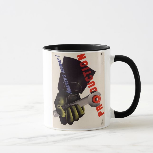 Mug Poster vintage 2ème guerre mondiale (Droite)