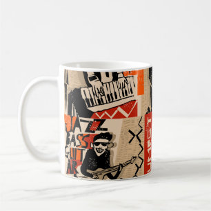 Mug Poster vintage Cool du Jazz Band