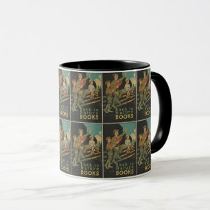 Mug Poster vintage de lecture