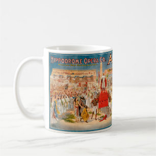 Mug Poster vintage de l'opéra Aida (1908)