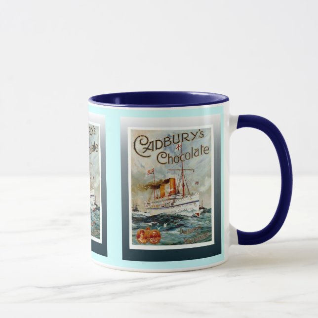 Mug Poster vintage, le chocolat de Cadbury, (Droite)