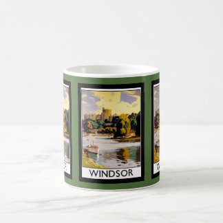 Mug Poster Vintage voyage du château de Windsor