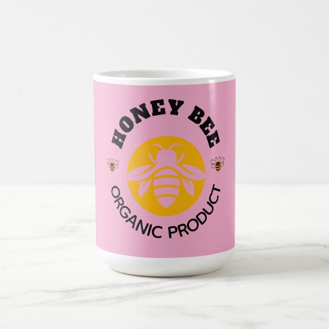 Mug Pot à miel Abeille à miel Nid d'abeille Apiary (Centre)