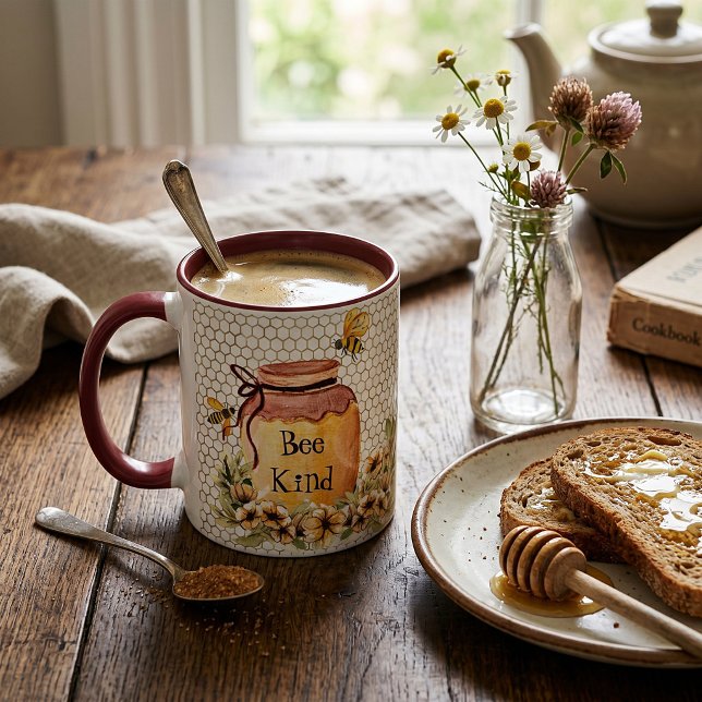 Mug Pot de miel gentil abeille (Créateur téléchargé)