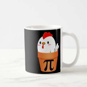 Mug Pot de poulet Pi Pi Jour Vintage Rétro Math Lover