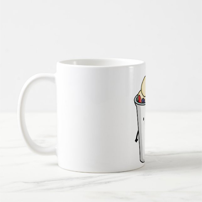 Mug Pot de yaourt kawaii (Gauche)