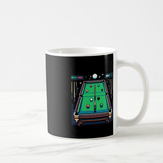 Mug Pot Pixelated 8 bits Billiards (Droite)