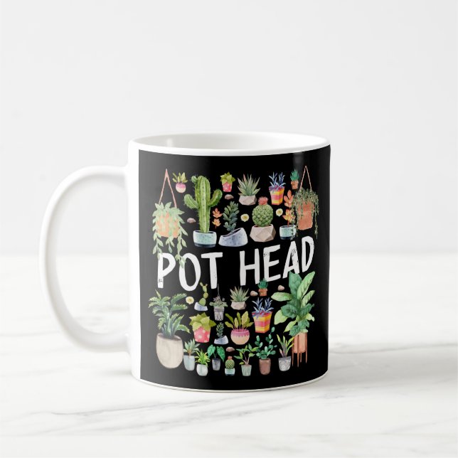 Mug Pot Plante Pot Head (Gauche)