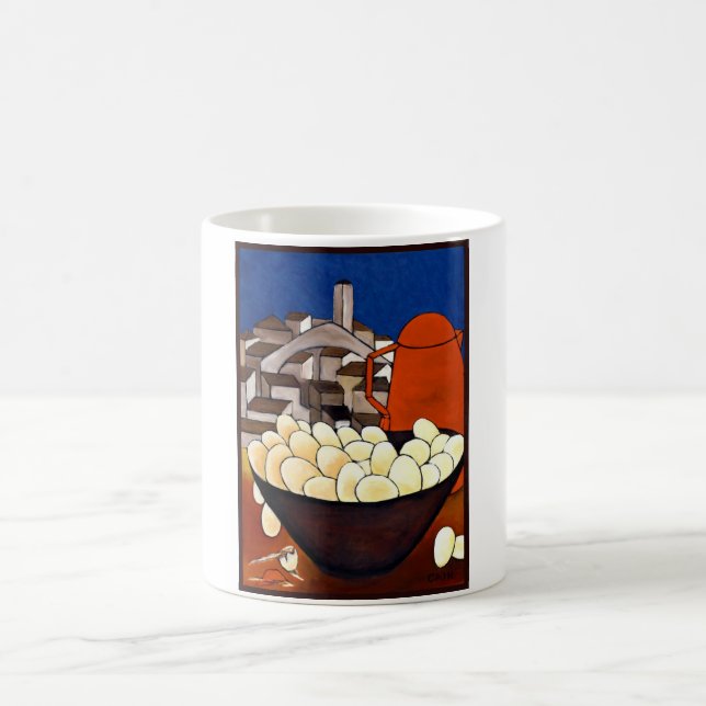 MUG POT ROUGE DE CAFÉ (Centre)