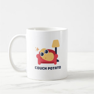 Mug Potato de canapé drôle personnalisé
