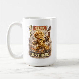 Mug Potato Kaiju – Affiche de monstre japonais rétro