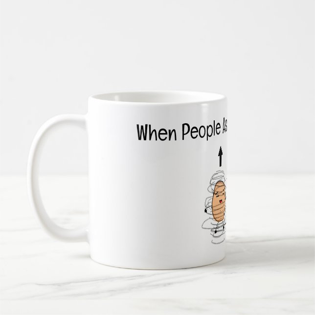 Mug Potato Spin Mugg: Physics, Quantum Spin (Gauche)